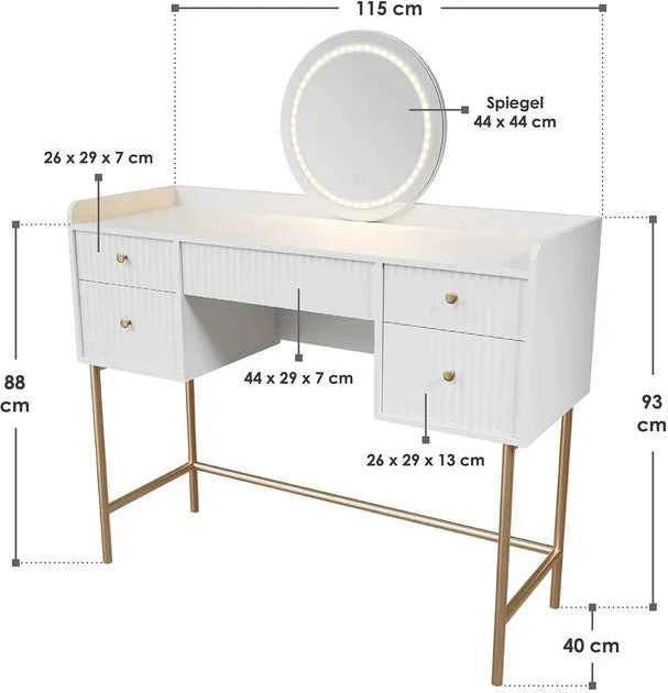 Image du produit Juskys Samira (115 x 40 x 137 cm)