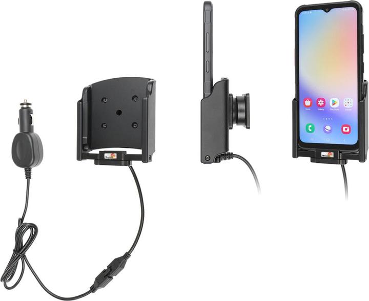 Brodit Supporto USB attivo, 12/24V, per SAMSUNG Galaxy XCover 7 (ricarica tramite pogo)