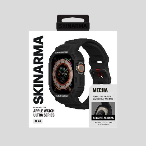 Produktbild Skinarma Band+Case Mecha 2in1 Apple Watch 49mm black (TPU)