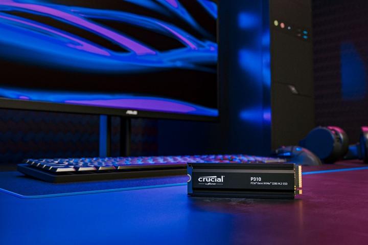 Image du produit Crucial P310 mit Heatsink (2000 Go, M.2, M.2 2280)