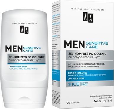 Oceanic AA Men Sensitive Care żel-kompres po goleniu chłodząco-regenerujący 100ml (Aftershave Gel, 100 ml)