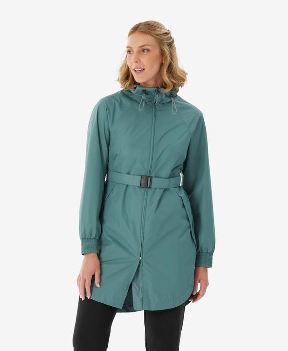 Immagine prodotto Quechua Giacca da pioggia lunga da donna per l'escursionismo (L)