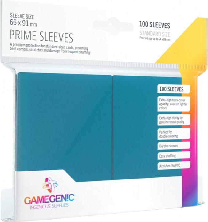 Gamegenic GGS10016 - Prime Sleeves, blue (100 Sleeves)