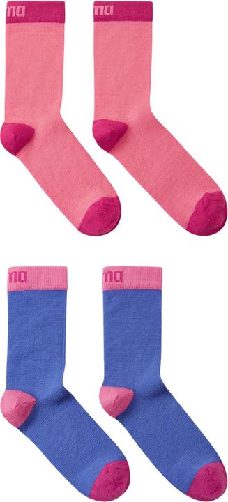Image du produit Reima Kinder Socken 2er Pack Parit Soft Coral (lot de 2, 22 - 25)