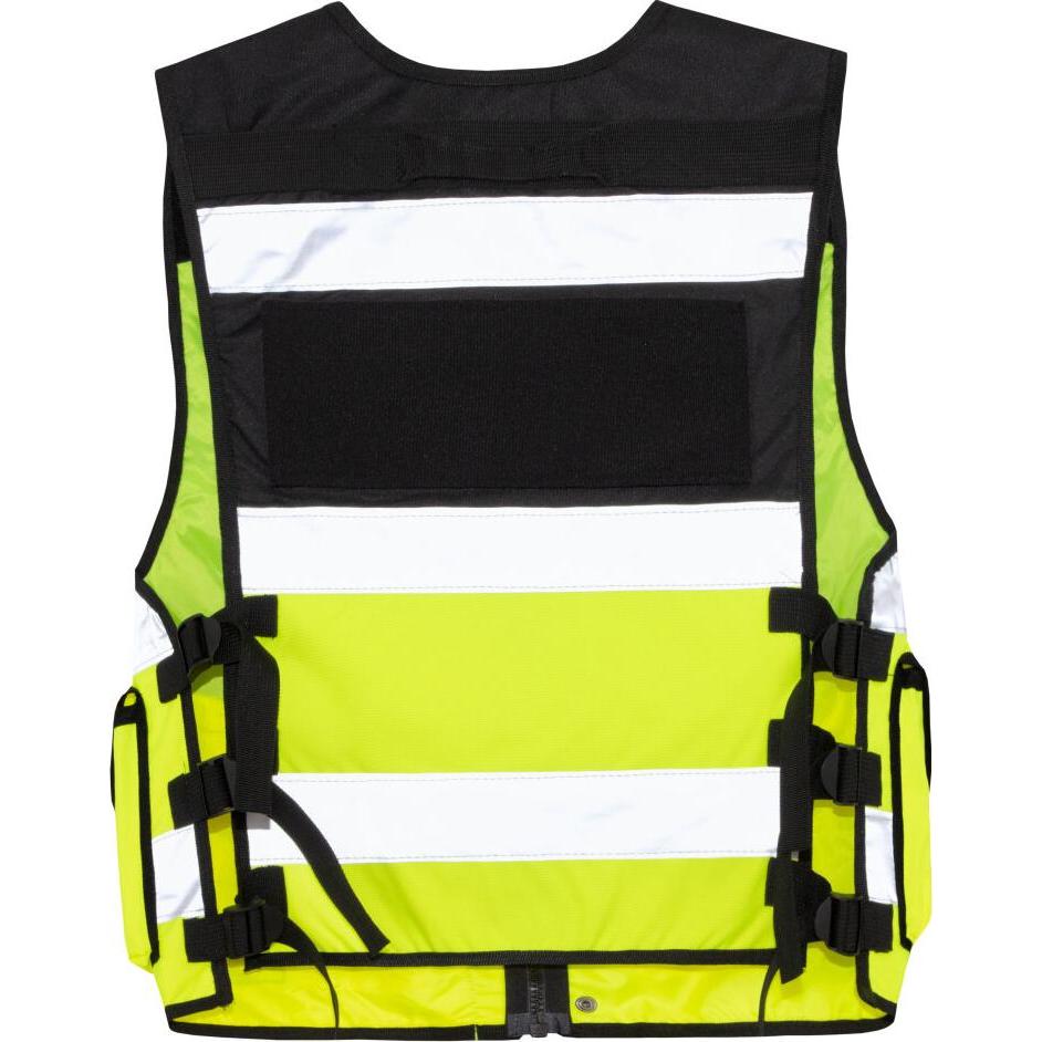 Korntex, Warnweste + Warnshirt, Weste Tactical Bonn Gelb/Schwarz mit Reissverschluss M/XL STANDARD 100 by OEKO-TEX KXTA...