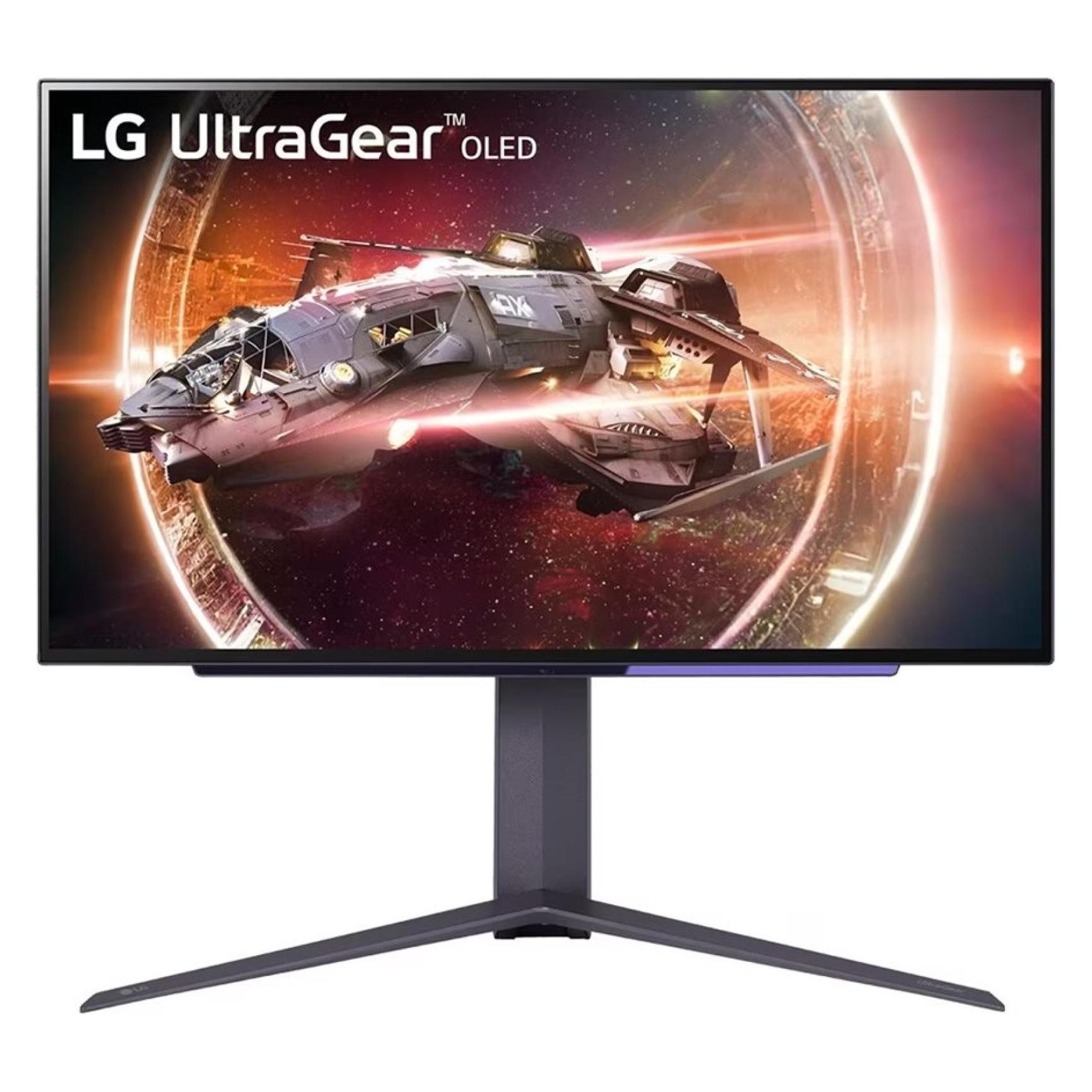 LG 27GS95QE-B (2560 x 1440 Pixel, 27"), Monitor, Schwarz