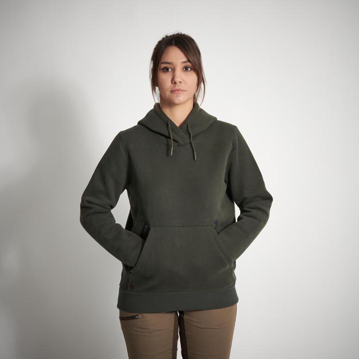 Image du produit Solognac Sweat à capuche femme 500 vert chaud (M)