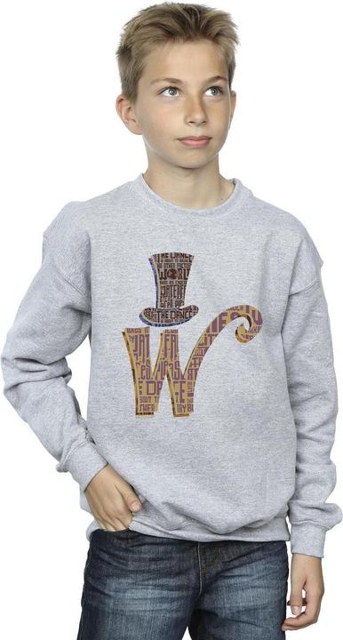 Immagine prodotto Willy Wonka & the Chocolate Factory W Logo Hat Felpa Ragazzi (104)