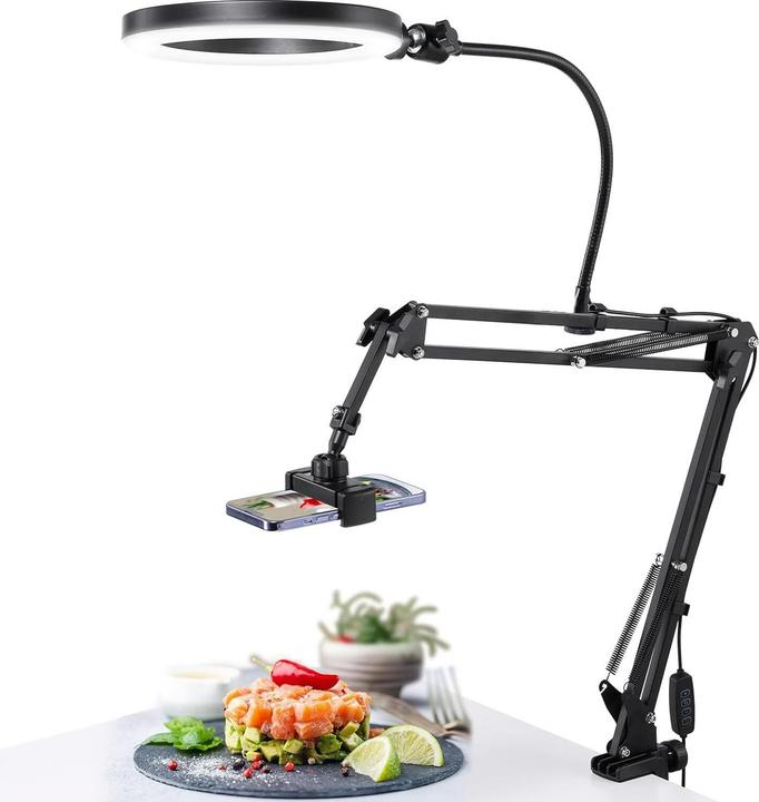 Actual product image Ulanzi TH03 Desktop Phone Overhead Stand Set (10" Ring Light) (Ring light)