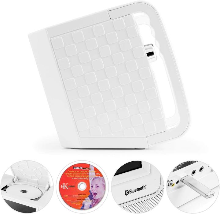 Actual product image Auna Karaoke machine, white