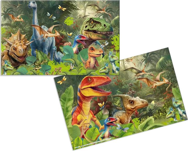 Actual product image Herma 3 desk pads cardboard Dino World (55 x 35 cm)