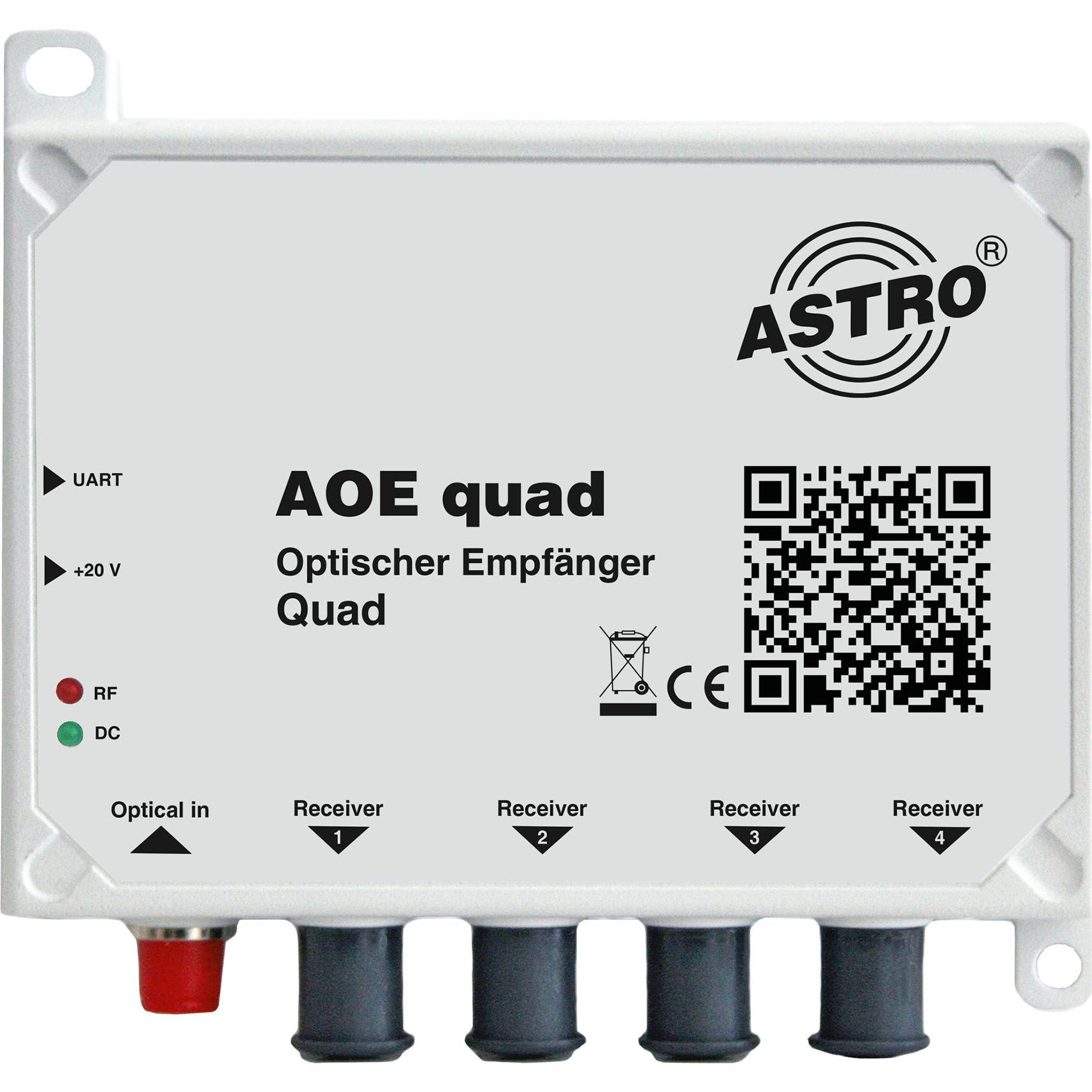 Thumbnail - Astro Strobel Opto-/Elektrowandler AOE quad (Multischalter), SAT Zubehör, Weiss