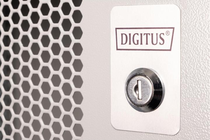 Produktbild Digitus 19" 9HE Wandgehäuse, SOHO PRO perforierte Tür, 460 x 540 x 400 mm, grau (10.86 HE, 19 Zoll Rack)