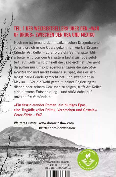 Immagine prodotto Tage der Toten (Tedesco, Don Winslow, 2021)