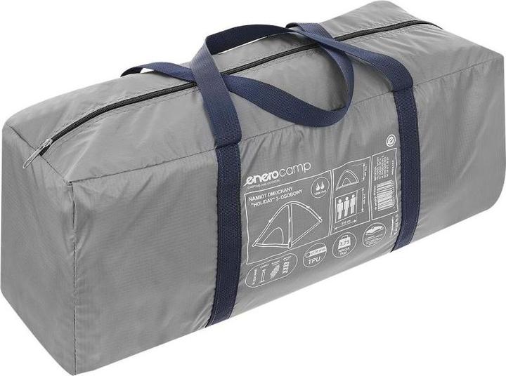 Produktbild Enero NAMIOT 3 OSOBOWY HOLIDAY DMUCHANY 210x210x110CM CAMP (Tunnelzelt, 3.75 kg, 3 Personen)