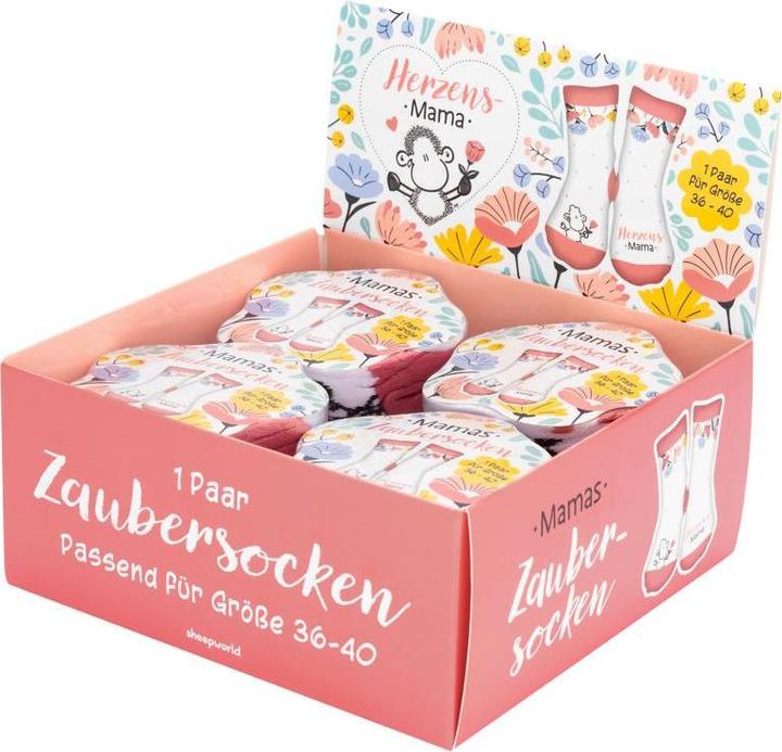 Image du produit Sheepworld Socken Herzensmama, Grösse 36 - 40, Produkttyp: Socken (Une unité par pack, 36 - 40)