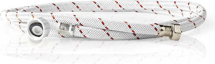 Nedis Nylon toevoerslang | 1/2" | 3/4" | 10 bar | 90 °C | 2,00 m | Toepassing: Kom / wasmachine