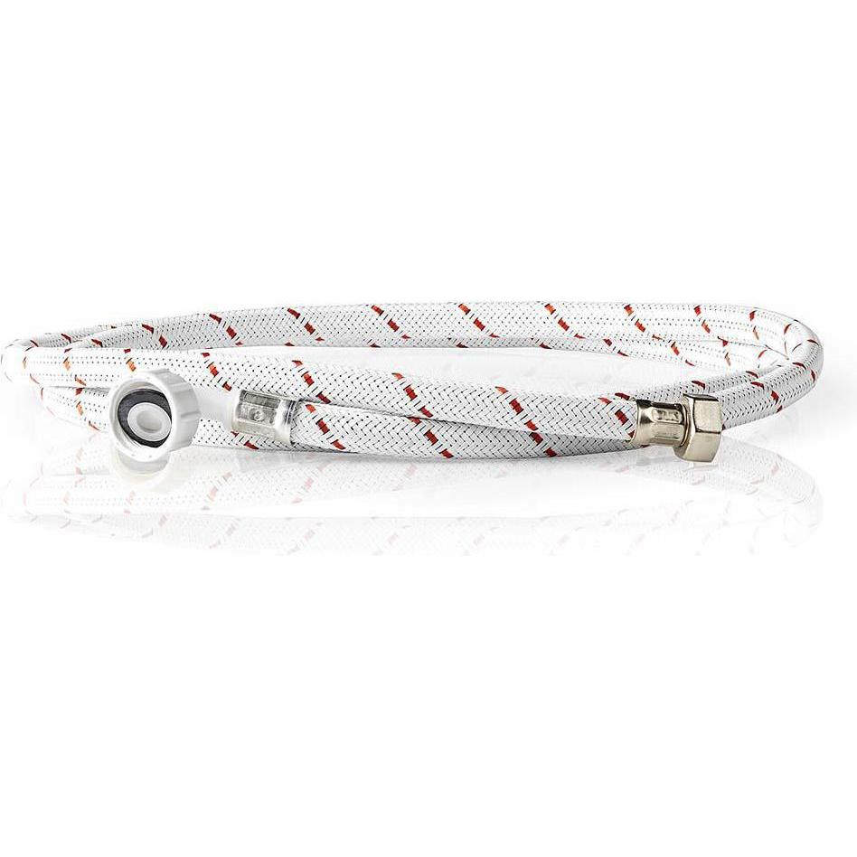 Nedis Nylon Zulaufschlauch 1/2" 3/4" 10 Bar 90 °C 2.00 m Anwendung: Schüssel / Waschma, Zubehör Waschen + Trocknen