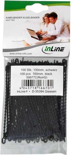 Immagine prodotto InLine Fascetta per cavi Fascetta a sfera (Fascette in plastica, 100 mm, 100 pz.)