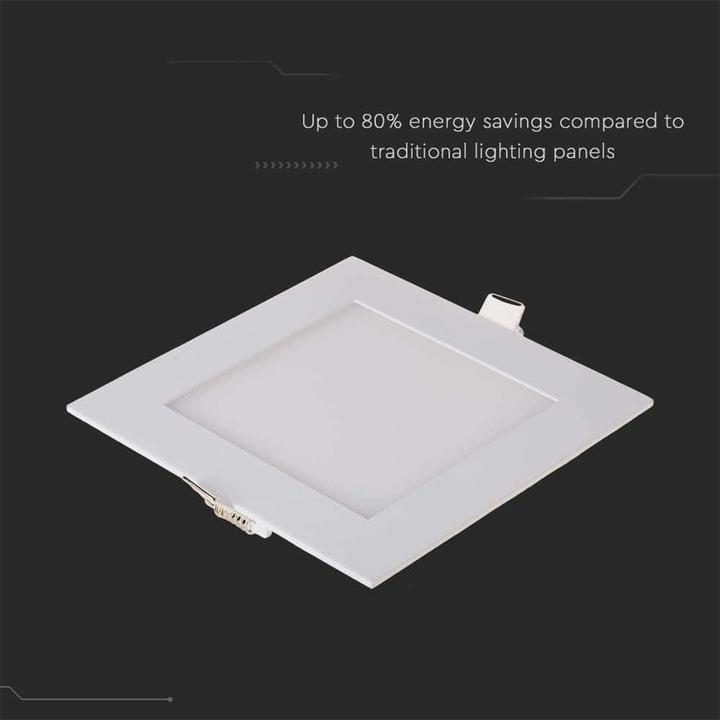 Image du produit V-TAC VT1807 18W Premium LED Panel Downlight Carré 6400K (1400 lm)