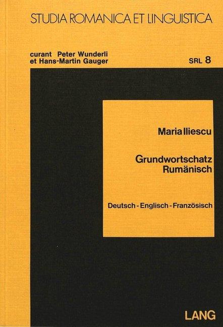 Produktbild Grundwortschatz Rumänisch (Deutsch, Maria Iliescu, 1979)