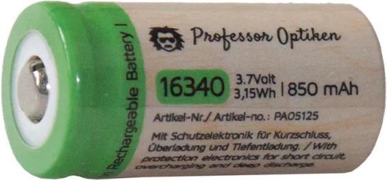Produktbild Professor Optiken CR123A Accu Li-Io (850 mAh)