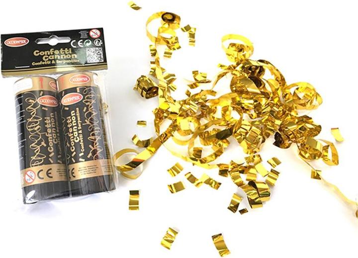 Image du produit Fasnacht 2 Canon de party or 11cm (2 pièce(s))