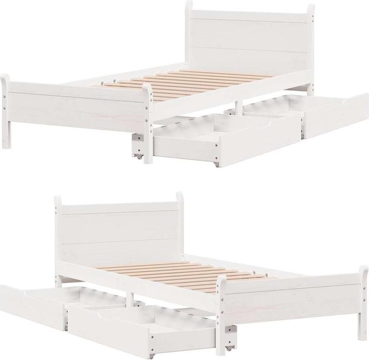 Actual product image vidaXL Bed without mattress (120 x 200 cm)