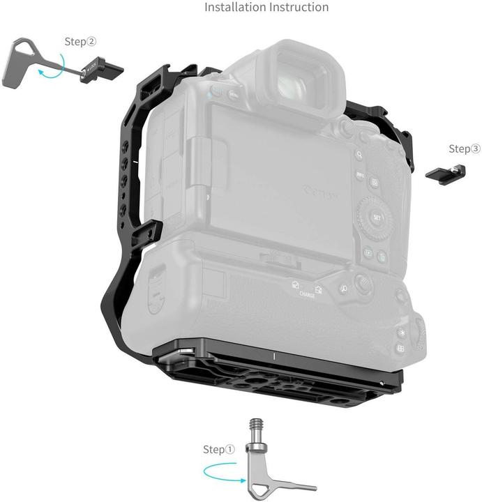 Produktbild SmallRig 5623 Cage for Canon EOS R5 Mark II with Battery Grip BG-R20 (Cage)