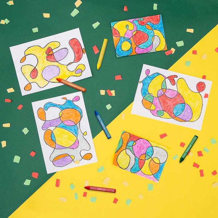 Produktbild Staedtler Wachsmalkreide 'Noris junior' (6 Farben, 6 x)