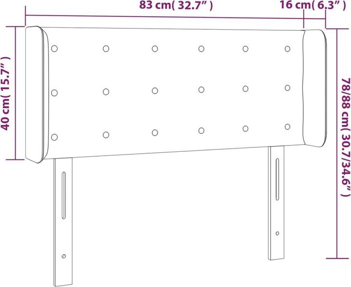 Actual product image VidaXL Leilani (93 x 16 x 88 cm)