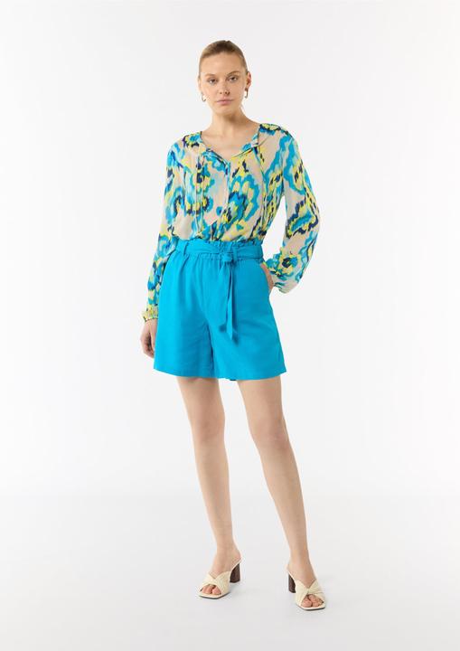 Produktbild Comma Bluse Luftige Viskosebluse mit All-over-Print im Relaxed Fit (36)