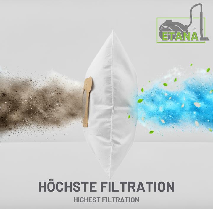 Produktbild Etana I 20 Staubsaugerbeutel ähnlich KFI 357, passend für Kärcher WD2Plus I Staubbeutel (20x)