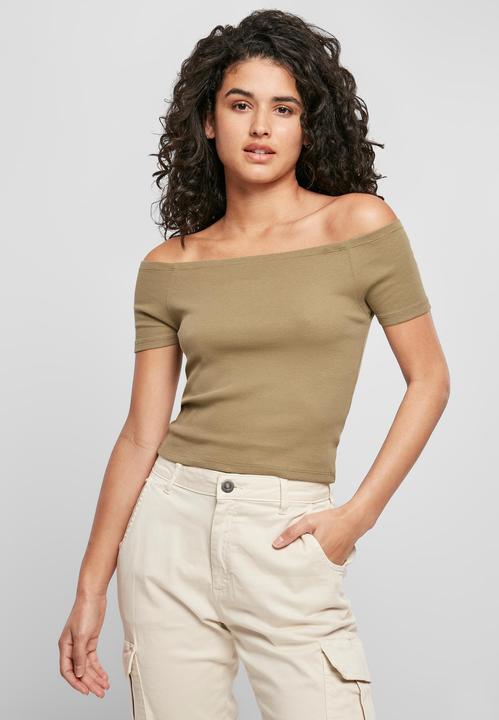 Image du produit Urban Classics Ladies Off Shoulder Rib Tee (4XL)