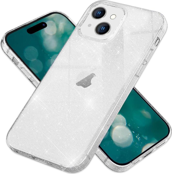Produktbild Nalia Klare Glitzer Silikon Hülle (Apple iPhone 15 Plus)