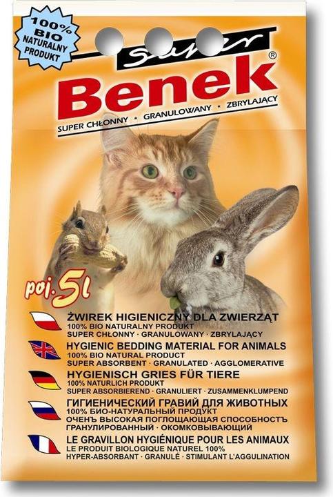 Produktbild Certech SUPER BENEK UNIVERSAL Katzenstreu Bentonitsplitt Natürlich 5 l (Klumpend, Schnell absorbierend, 8 kg)