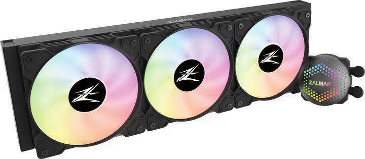 Zalman ALPHA36 Black CPU Liquid Cooler 360mm Radiator 3 x 120 mm Fan ARGB pump Dual