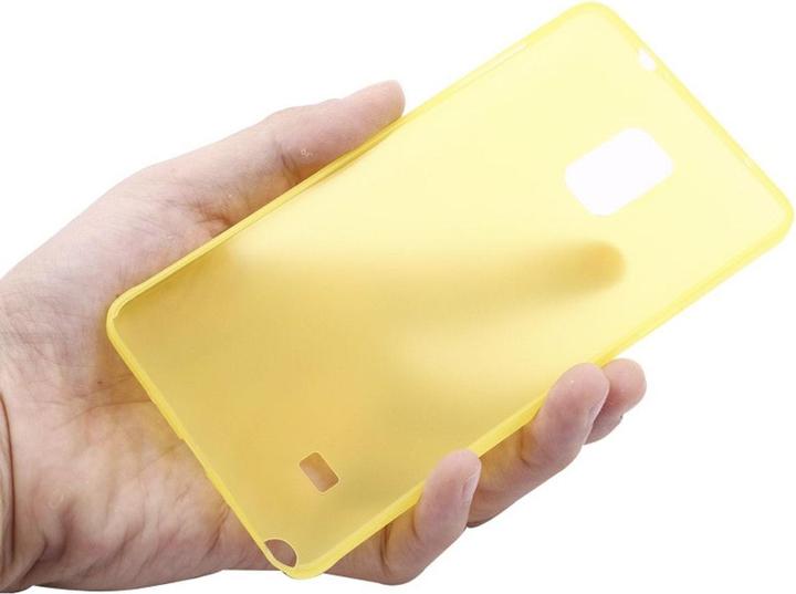 Produktbild König Design Schutzhülle Case Ultra Dünn 0,3mm für Handy Samsung Galaxy Note 4 SM N910 Gelb (Samsung Galaxy Note 4)