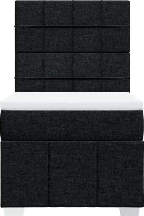 Produktbild vidaXL Bo x springbett mit Matratze 90 x 200 cm Stoff (90 x 200 cm)