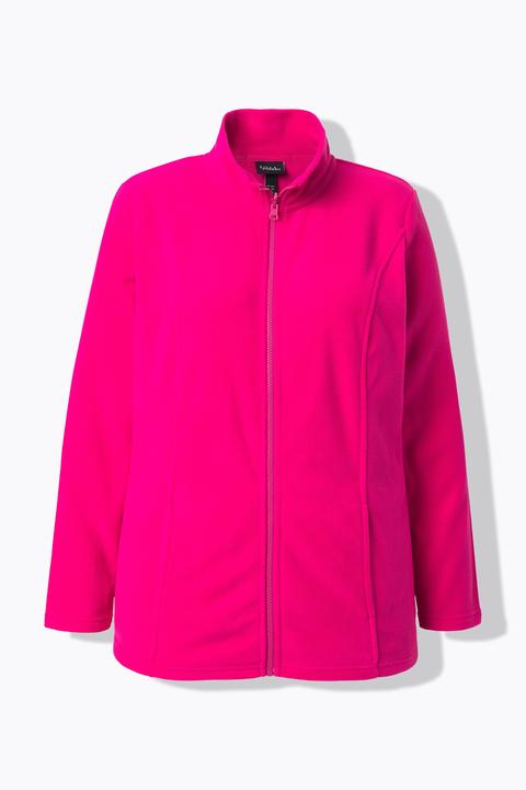 Actual product image Ulla Popken Modular Fleece Zip Front Jacket (60)