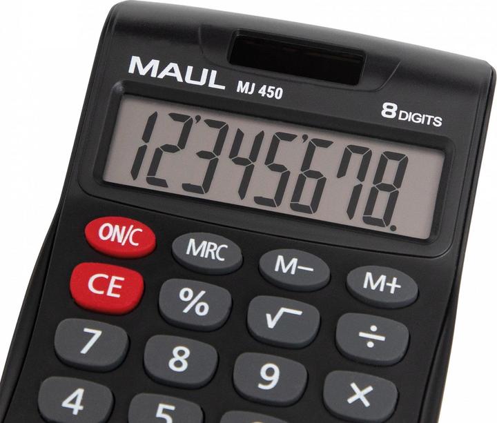 Immagine prodotto Maul Calcolatrice MJ450 Junior Nero (Celle solari)