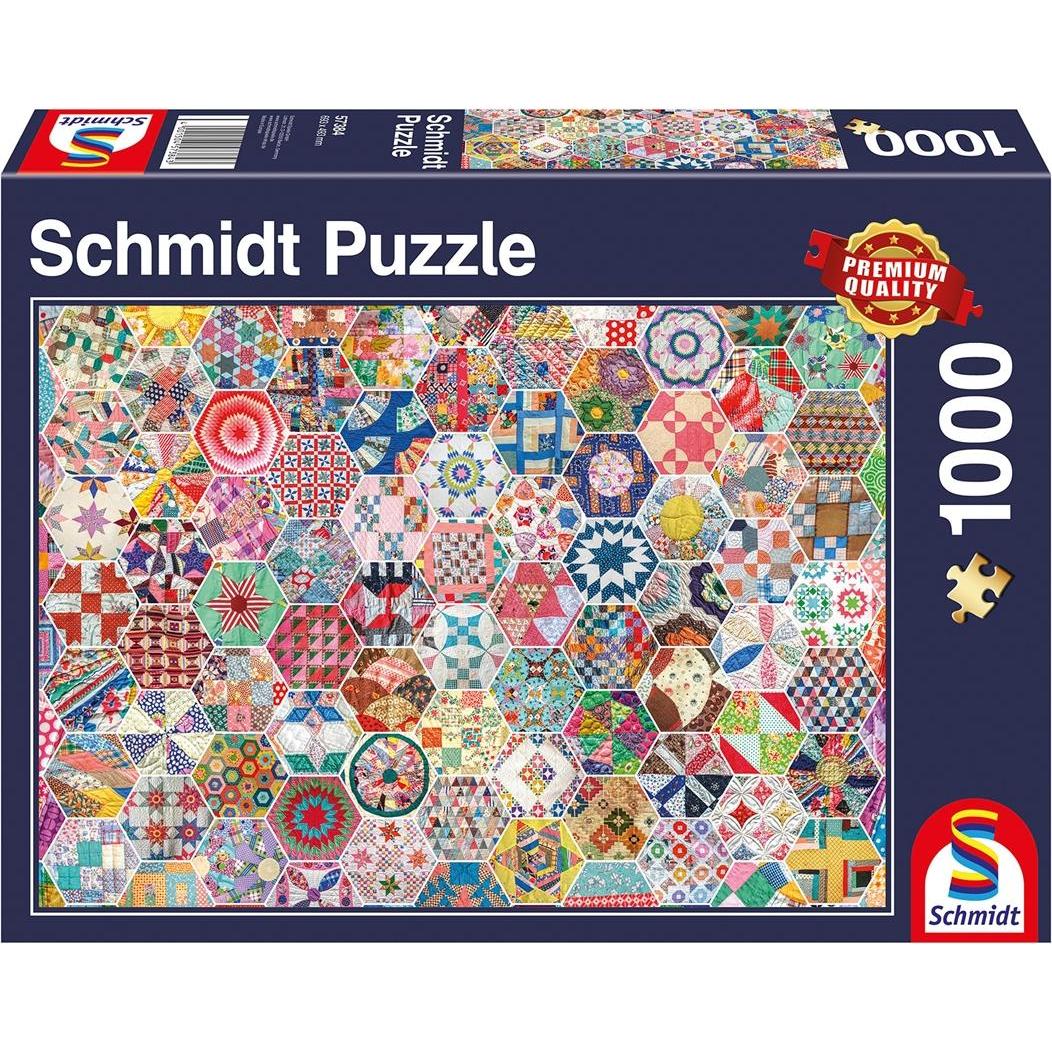 Schmidt Spiele Amerikanischer Patchwork Quilt (1000 Teile)