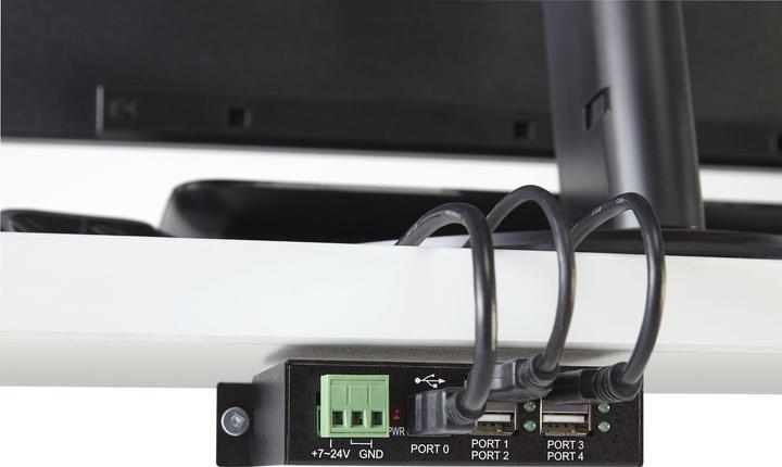 Actual product image StarTech .com Industrial 4 Port USB2.0 Hub (USB-B, 4 Ports)
