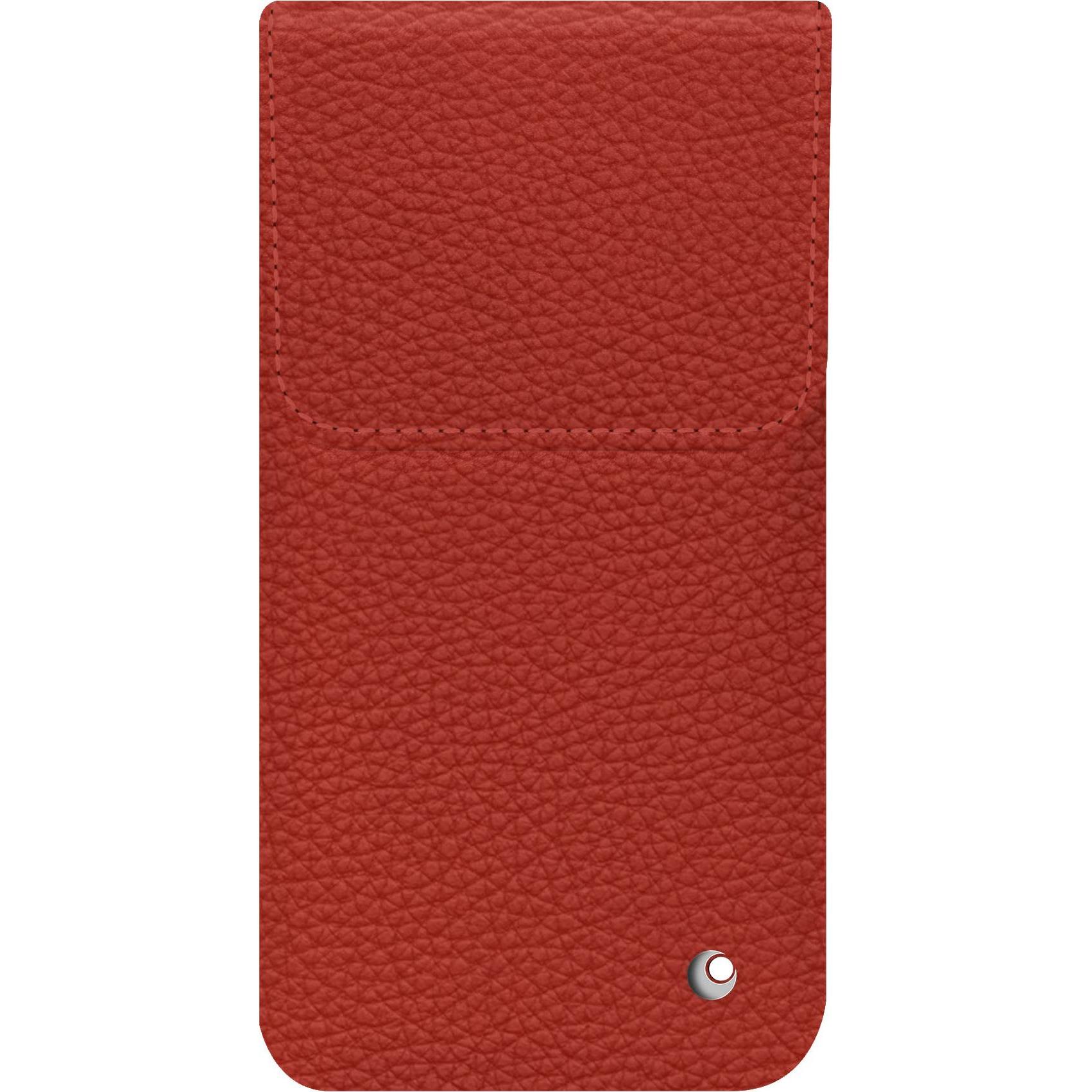 Noreve Lederschutzhülle (Apple iPhone 16 Pro Max), Smartphone Hülle, Orange