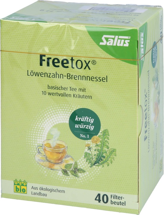 Actual product image Salus Freetox Tee Löwenzahn Brennnessel Bio (500 g)