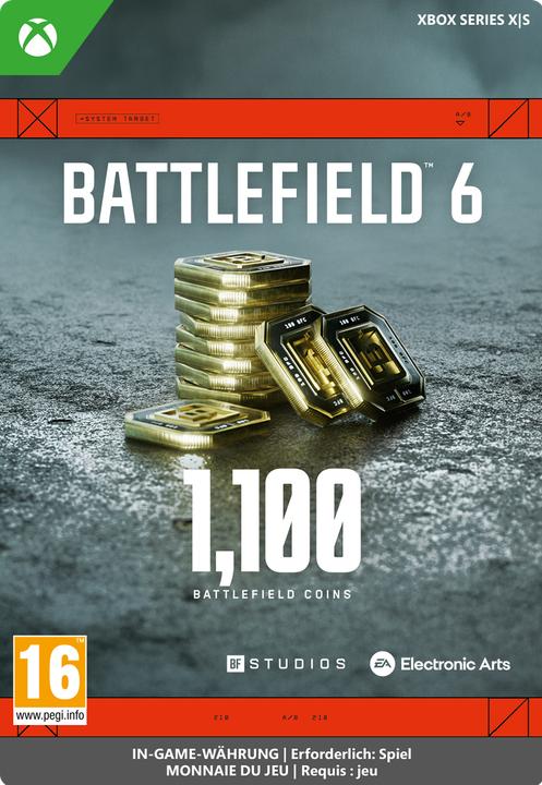 Image du produit Microsoft Xbox BATTLEFIELD 6 1100 BFC Download Code