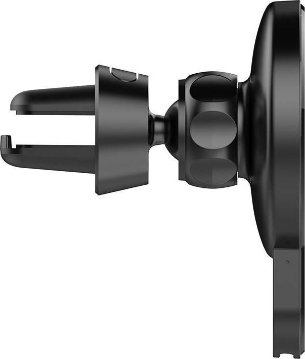 Actual product image Ldnio Car Mount,MA20 with inductive charger and metal ring (Black)