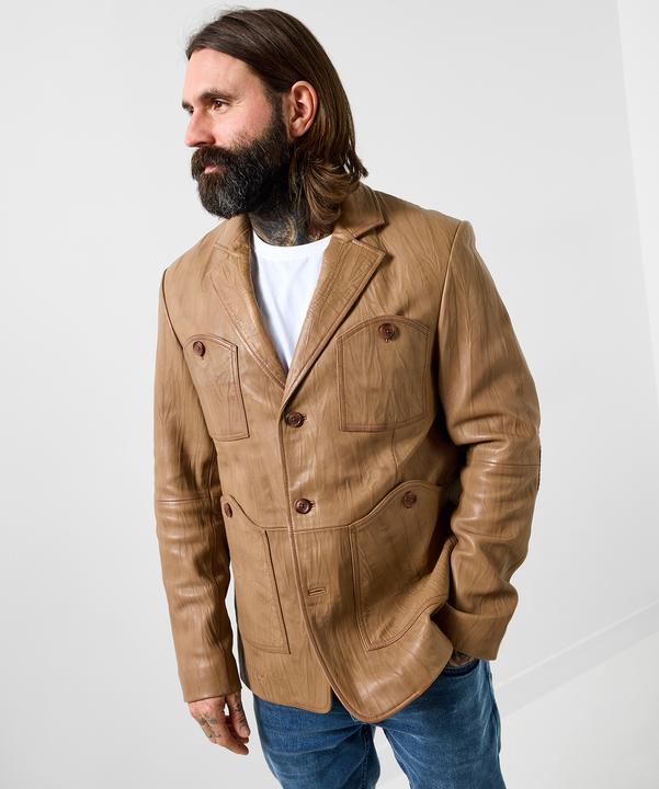 Immagine prodotto Joe Browns Premium Crinkle Leather Blazer (M)