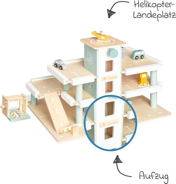 Pinolino Parkhaus 'Kurt' mit Zubehör