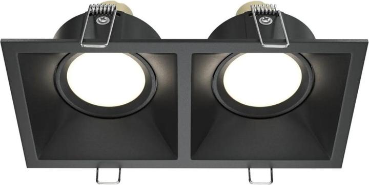 Actual product image Maytoni Dot downlight, recessed light 2x GU10 black (GU10)